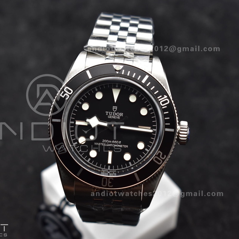 Heritage Black Bay 41mm SS ZF 1:1 Best Edition Black Dial on Jubilee Bracelet A2824